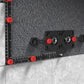 Folding Ruler with Hinged Aluminum Sections and Marked Increments for Tile Work