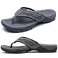Mens Athletic Sandals with Orthopedic Arch Support and Cushioned Straps