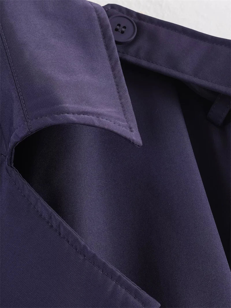 Short Belted Trench Coat - Joanne