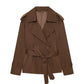 Short Belted Trench Coat - Joanne