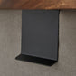 Wooden Sofa Armrest Tray with Secure Clip Attachment and Walnut  Finish