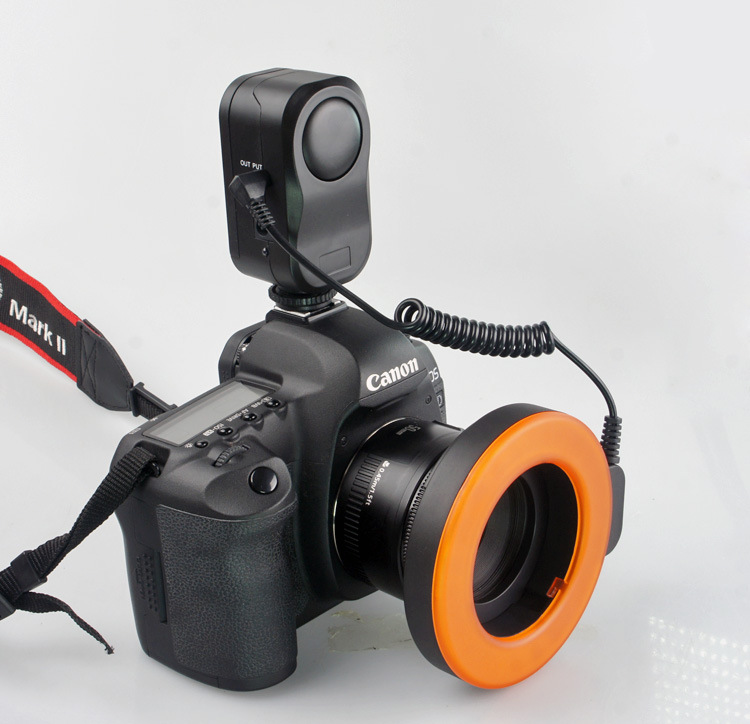 Camera Ring Light with 48 LED Beads and Six Adapter Rings