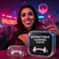 Retractable Spring Fangs with Moldable Splint for Vampire and Creature Costumes