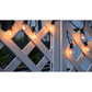 Warm White LED String Lights with Shatterproof Plastic Bulbs and Extendable Cord for Outdoor Spaces