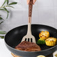 Kitchen Utensils Set with Silicone Heads and Wooden Handles, 10-Piece