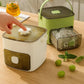 Press Action Ice Maker with Airtight Lid and Ice Tongs, 48 Cube  Capacity