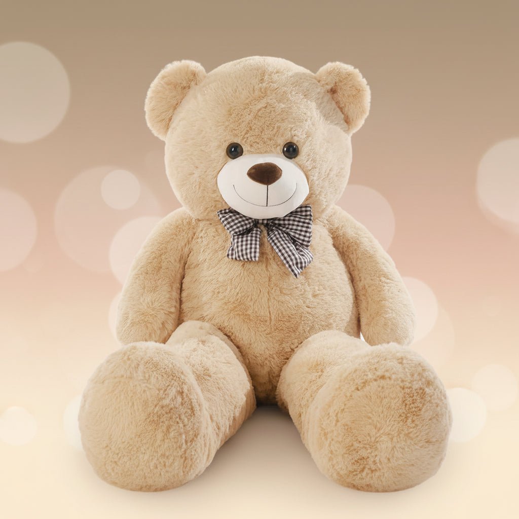 Giant Plush Bear Stuffed Animal Kids Soft Cuddly Toy - LICHTZOONE
