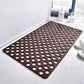 Textured Shower Mat with Traction Grooves and Heat-Resistant Material