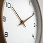 Wooden Wall Clock Minimalist Scandinavian Design Home Decor - LICHTZOONE