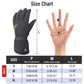 Heated Gloves for Men Women, Battery Powered Electric Glove with Touchscreen for Outdoor Activities