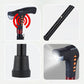 Adjustable Walking Stick with LED Flashlight and Built-In Radio,  Collapsible