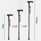 Adjustable Walking Stick with LED Flashlight and Built-In Radio,  Collapsible