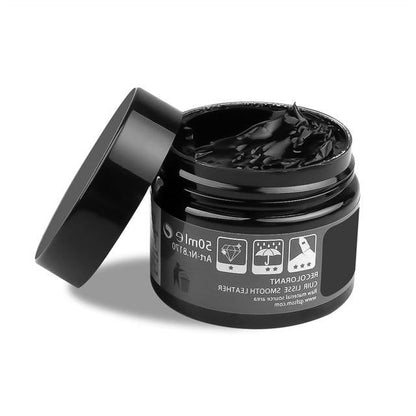 Leather Repair Kit with Gel Compound and Backing Patch, Spatula, Mixing Card