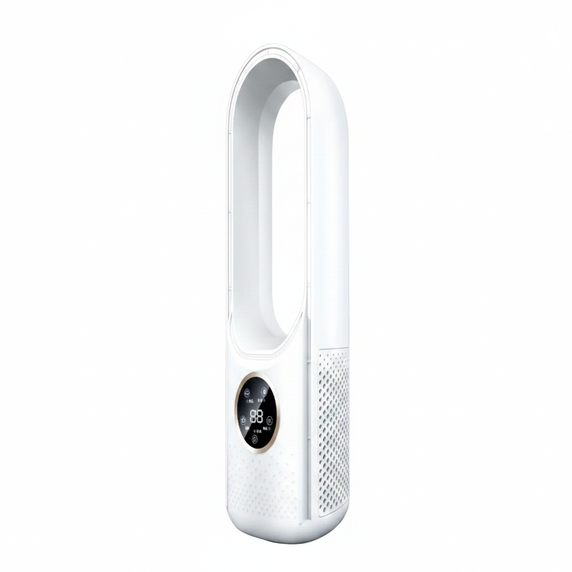 Portable Air Cooler with 90 Degree Oscillation and LED Display, 300ml Tank