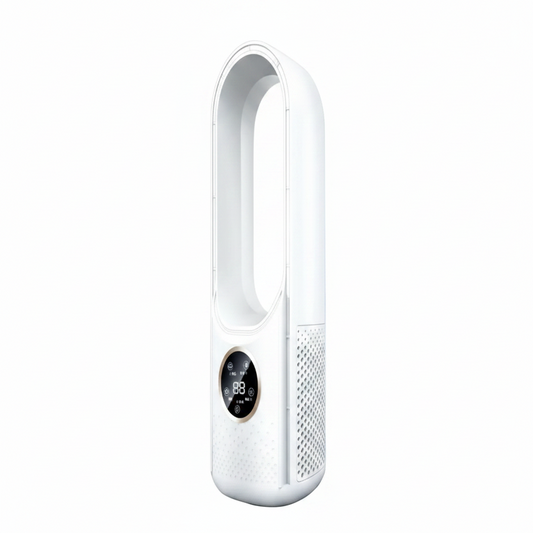 Portable Air Cooler with 90 Degree Oscillation and LED Display, 300ml Tank