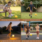 Ankle Bounce Ball with LED Lights and Adjustable Loop for Kids