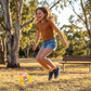 Ankle Bounce Ball with LED Lights and Adjustable Loop for Kids