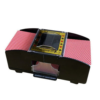 Motorized Card Shuffler with Dual Power and Multi Deck Capacity
