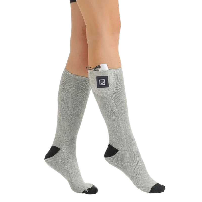 Rechargeable Heated Socks with Adjustable Temperature Settings and 8-Hour Battery Life