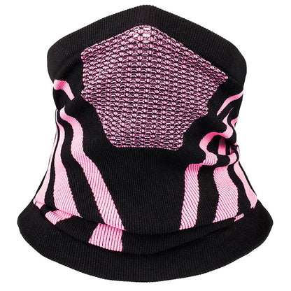 Wind Blocking Neck Gaiter with Inverted Triangle Airflow and Stretchy Fit