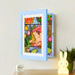 Rotating Artwork Display Frame with Magnetic Latch and 150-Sheet Storage