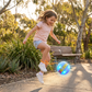 Ankle Bounce Ball with LED Lights and Adjustable Loop for Kids