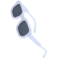 Bold Energy Rectangle UV Sunglasses  -White Grey - Ozerty