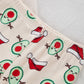 Girls Fruit Print Pajama Set with Stretch Knit Fabric and Long Sleeves
