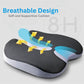Memory Foam Car Seat Cushion with U-Shaped Tailbone Cutout and Machine Washable Cover