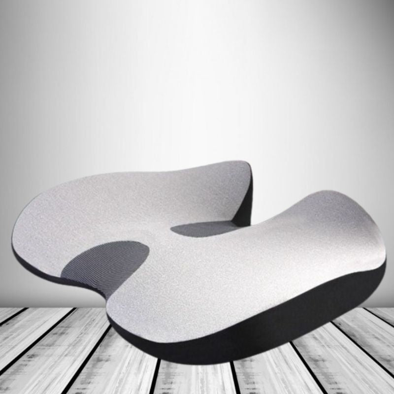 Memory Foam Car Seat Cushion with U-Shaped Tailbone Cutout and Machine Washable Cover