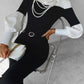 Long Sleeve Polo Shirt with Contrast Binding and Regular Fit