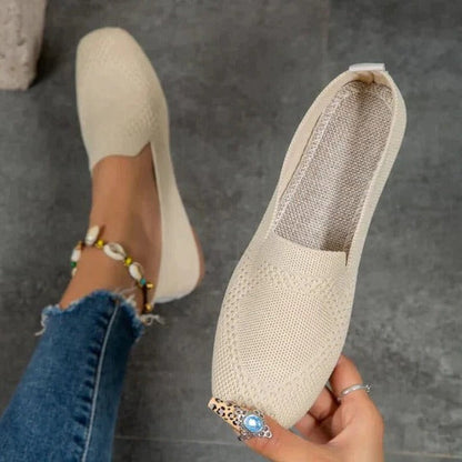 Womens Lace Up Sneakers with Rounded Toe and Textured Outsole Grip