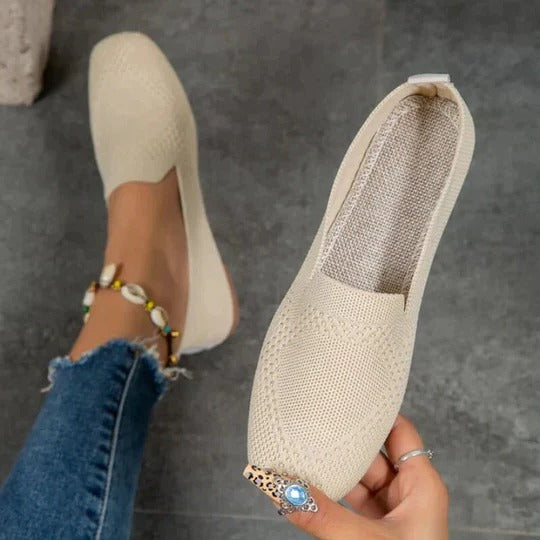 Womens Lace Up Sneakers with Rounded Toe and Textured Outsole Grip