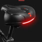 Gel Bike Saddle with Ergonomic Design and Rear Reflector, Waterproof Breathable