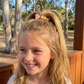Spiral Hair Tie Set with Flower and Heart Designs for Kids