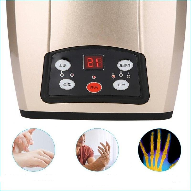 Air Compression Hand Massager with Dual Power Options and Universal Voltage, Portable Design