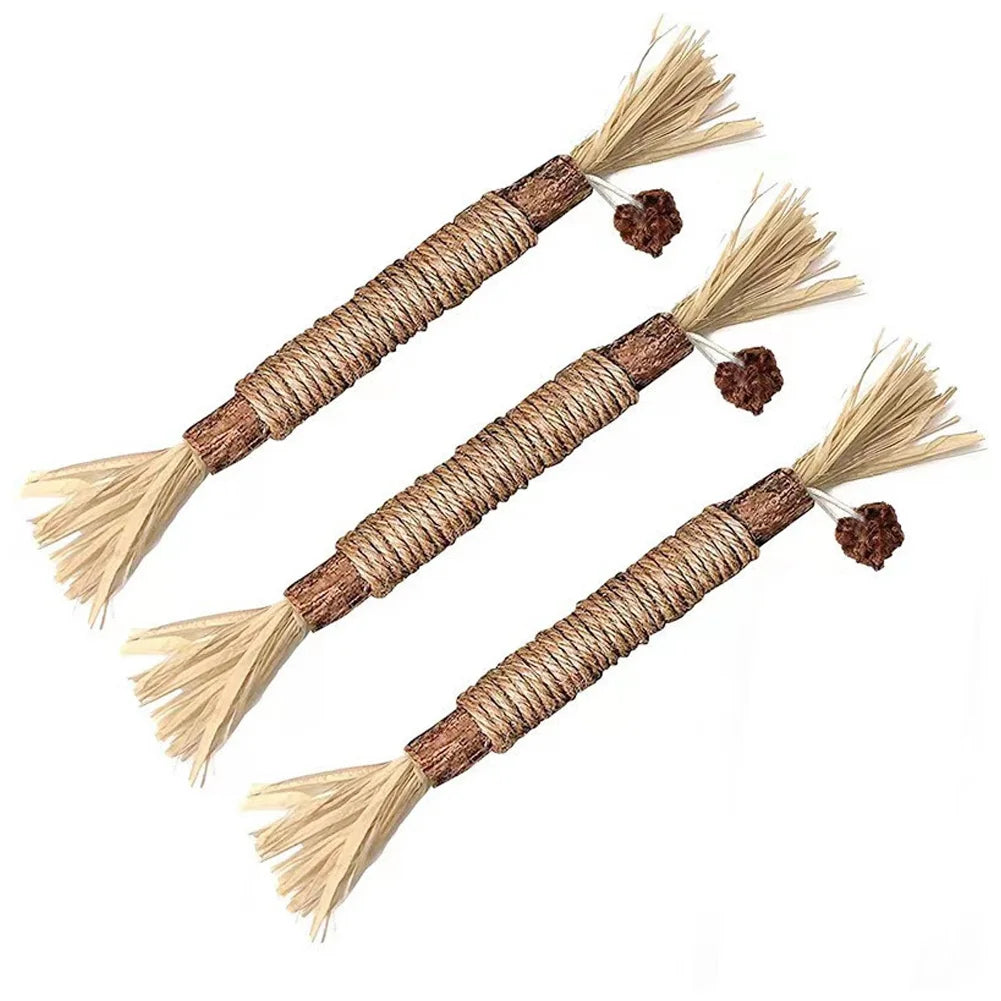 Cat Chew Sticks with Silvervine and Catnip, Tartar Control Set of 3
