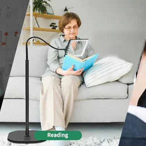Hands Free Magnifying Glass with Adjustable Stand and Integrated LED Light
