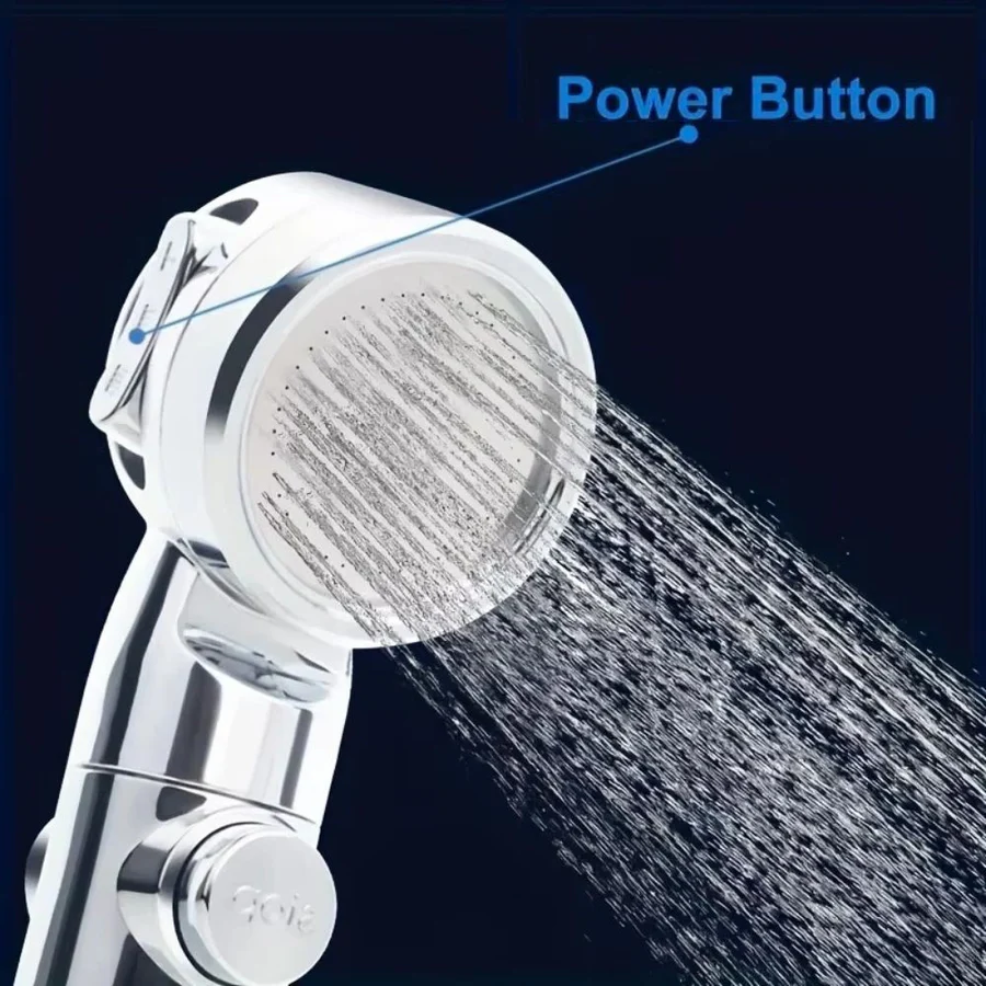 Portable Water Pump Shower with Rechargeable Battery and Adjustable Pressure