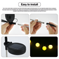 Solar Garden Lights with Firefly Flicker and Flexible Stems, 27.5 Inch Warm White