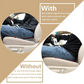 Memory Foam Seat Cushion with 3.5-Inch Lift and Pressure-Reducing Contour, Removable Cover