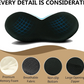 Memory Foam Seat Cushion with 3.5-Inch Lift and Pressure-Reducing Contour, Removable Cover