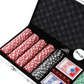 500 Piece Poker Chips Set with Case for Texas Holdem