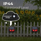 Ultrasonic Animal Repellent with Solar Charging and LED Flash, Set of 2