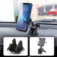 Silicone Smartphone Holder for Car Dashboards with Universal Fit and Wireless Charging Support