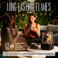 Ethanol Tabletop Fireplace with Glass Cylinder and Flame Snuffer