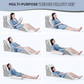 Memory Foam Wedge Pillow Set with Adjustable Strips and Removable Plush Cover, 4 Piece