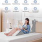 Memory Foam Wedge Pillow Set with Adjustable Strips and Removable Plush Cover, 4 Piece