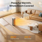 Space Heaters for Indoor Use, Portable Electric Heater with Adjustable Thermostat for Home, Office and Bedroom