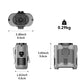 Wearable Waist Fan with 10000mAh Battery and LED Light, Phone Charging